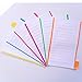 Lonnie Life Divider Sticky Notes,60 Index Tabs,Note Pads 4 x 6 Inch,Assorted Neon Colors Borders,Self-adhesive Sticky Notes,Translucent Frosted Cover