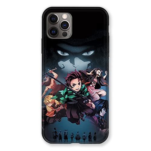 Cokitec iPhone 13 (6.1) Manga Demon Slayer Case - Black