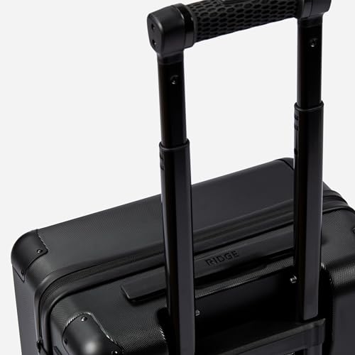 The Ridge Premium Hard Shell Carry On Luggage - TSA Approved Lock - 360° Spinner Wheels for Travel - Royal Black