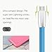 3Pack Elktry(TM)6Ft Fast Charging Cable Data Transfering Charger for Samsung Galaxy S7 S6 Edge Note 5 4 3 LG HTC and More Android Smartphones(Baby Blue)