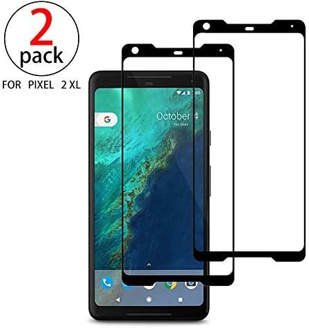 Screen Protector for Google Pixel 2 XL, HD Clear Tempered Glass, Case Friendly with 9H Hardness Film, Anti-Fingerprint, Anti-Scratch, Bubble Free with Lifetime Replacement Warranty (2-Packs)