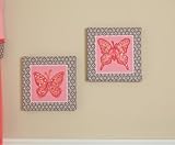 Summer Infant Juliette Butterfly Canvas Wall Art