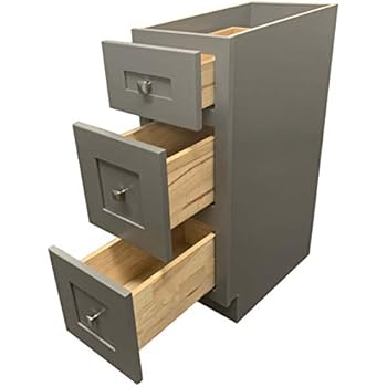 Amazon Com 12 W X 21 D 3 Drawers Maple Shaker Bathroom Vanity