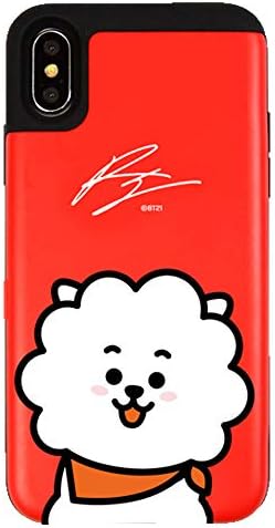 iPhone Xs Max Case, BTS BT21 Official Card Bumper Phone Case (Designed by Bangtan Boys) Kpop (RJ)