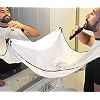 LucaSng Shaving Cloth Scissors Release Shave Trimming Cloth Neck Apron with Suction Cup