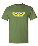 WEYLAND YUTANI - 80's retro horror movie Tee Shirt T-Shirt, 2XL, Army