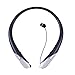 Bluetooth Headsets, Wireless Neckband Headphones Retractable Earbuds Sports Sweatproof in Ear HD Stereo Noise Cancelling Earphone with Mic by Mikicat(15 Hours Play Time) (Black) primary
