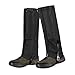 Unigear Leg Gaiters Waterproof Snow Boot Gaiters, Abrasion Resistance for Outdoor Hiking, Hunting, Ice Climbing, Skiing (Black, XL)