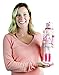 Needzo Pink Nutcracker Christmas Figure with Peppermint Hat, 14 Inch