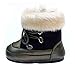 Kuner Baby Boys and Girls Plush Robber Sole Non-Slip Warm Snow Boots First Walkers (12-18 Months Toddler Blue)