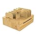 Kurrent Bamboo Desktop Charging Organizer: Multi device Dock w/ Apple Watch Stand for iPhone, iPad, Smartphone, Tablets and Apple Watch (For Use with Separate Charger)