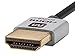 Monoprice Ultra Slim High-Speed 18Gbps Active HDMI Cable Supports Ethernet, 3D, 4K and Audio Return - 10ft Silver(113593)