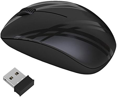 Wireless Mouse, Norche 2.4Ghz Mobile Ergonomic Optical Mice with Nano USB Receiver,for Laptop,PC,Computer,Macbook,Notebook, 18 Months Battery Life, 3 DPI Adjustment Levels