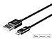 Monoprice Lightning to USB Type-A Charging Cable - Apple MFi Certified, 10 Feet, Black - Essential Series