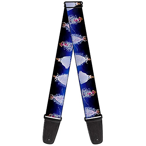 Buckle-Down GS-WDY019 Guitar Strap - Cinderella Transformation Blue Fade - 2