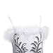 TiaoBug Kids Girl Sequins Beads Ballet Dance Tutu Dress Leotard Performance Swan Ballerina Costume with Gloves Hair Clip Set White 10-12