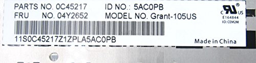 Replacement Keyboard Without Backlit for Lenovo Thinkpad E540 E531 L540 US Layout 4 Fixing Screws on the Back