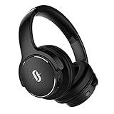 TaoTronics Active Noise Cancelling Bluetooth Headphones HiFi Stereo Wireless Over Ear Deep Bass Headset w/CVC Noise Canceling Microphone 30 Hour Playtime