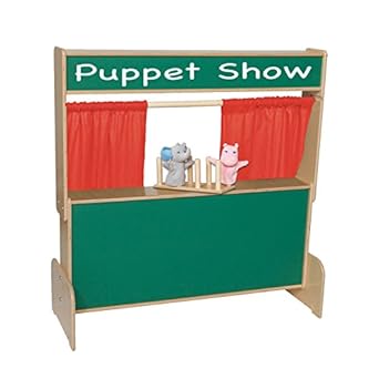 wooden puppet theatre