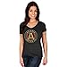 Atlanta United FC MLS Women's Team Logo T-Shirt Black (X-Large)