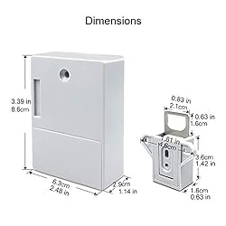 ETEKJOY RFID Electronic Cabinet Lock Hidden DIY for