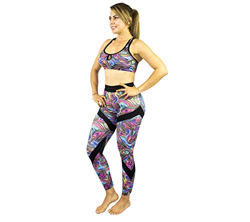Women's Three Pieces with Jacket Outfit Set Yoga Running Gym Cycling Activewear Workout Sports Multi Small