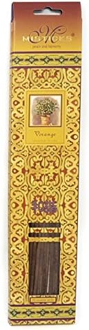 Misticks Vorange Incense Sticks, Handcrafted with Essential Oil and All Natural Fragrance, Set of 20