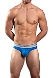 Obviously Core - Naked Hipster Brief (Blue, Large)