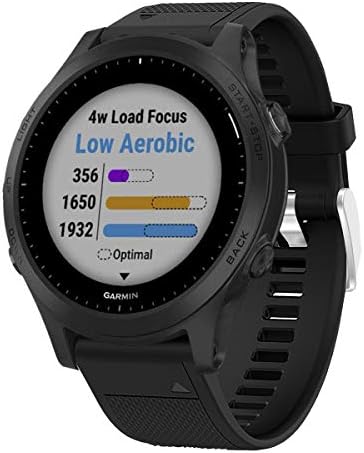 VICARA Compatible with Garmin Forerunner 945 Strap,QuickFit Soft Silicone Watch Straps Compatible Garmin Forerunner 945 Watch