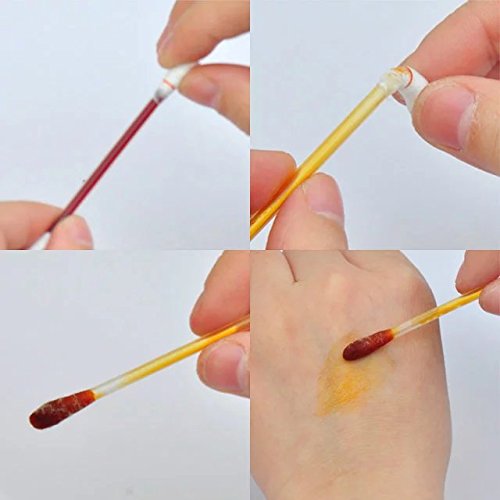 Brendacosmetic 30 Pcs Disposable Medical Iodine Cotton Stick Iodine