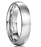 King Will BASIC 5MM Titanium Ring Brushed/Matte Comfort Fit Wedding Band For Men