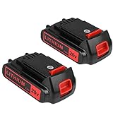 KINGTIANLE 2packs Replace Battery for Black and