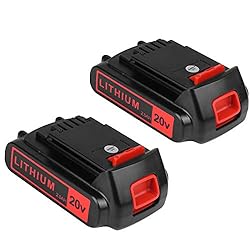 KINGTIANLE 2packs Replace Battery for Black and
