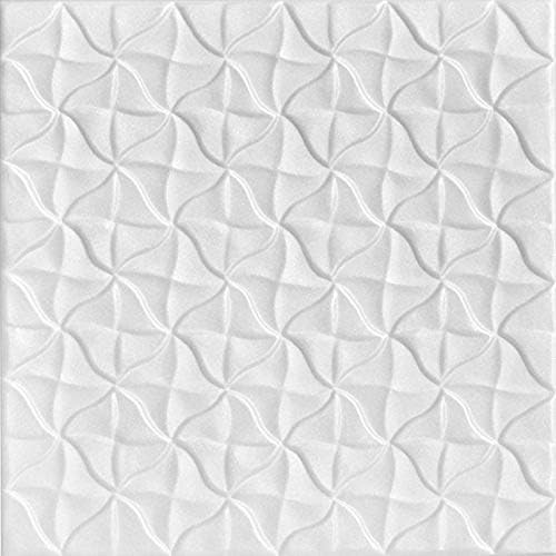A La Maison Ceilings R558Pw Grannys Pinwheel Ceiling Tile Plain White
