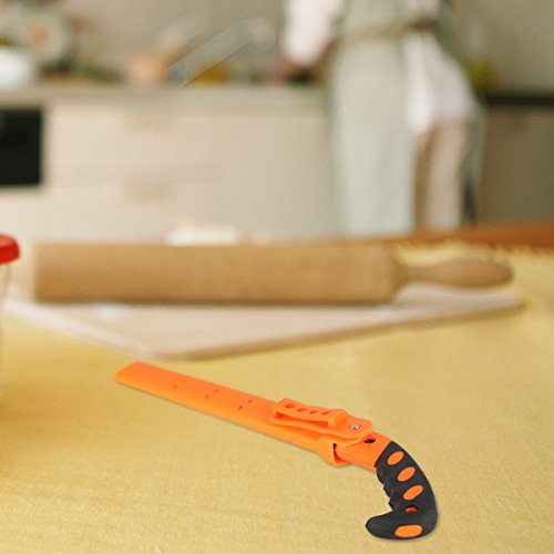 Pruning Saw with Sheath, VECOO Heavy Duty Gardening Saw 15.7 Inch Curved Blade Hand Saw Comfort Handle with Saw Blade Enclosure - Perfect for Trimming Trees,Plants,Shrubs,and More - Yellow Handle