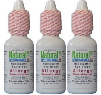 UPC 610708626282, Natural Ophthalmics - Allergy Desensitization Eye Drops 15ml - Homeopathic Eye Drops - Professional Quality - only Available Via Doctors - 3 Pack