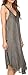 Sakkas 16606 - Calais Mid Length Sleeveless Tank Top Detailed Embroidery Caftan Dress - Grey - OS