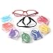 Kalevel Glasses Ear Girp Hook Eyeglass Ear Socks Sport Eyeglass Strap Holder Set (Black)