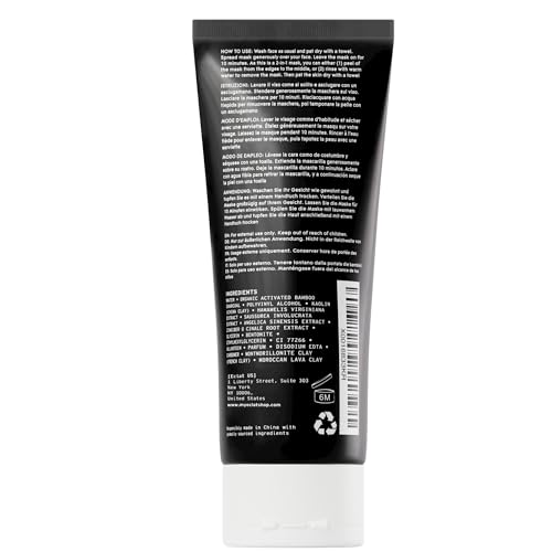 DETOXIFYING CHARCOAL BLACKHEAD PEEL OFF FACE MASK – BLACK HEAD REMOVER MASK FOR FACE WITH KAOLIN+BENTONITE CLAY, ORGANIC BLACKHEAD REMOVAL FACE MASKS, SKINCARE FACE CARE KIT PORE MASK, BLACKHEAD EXTRA
