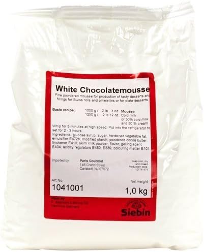 Dark Chocolate Mousse Mix - 1 bag - 2.2 lbs by Siebin