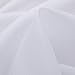 RYB HOME Sidelight Curtains for Front Door - White Sheer Curtains for French Door Back Door Entry Door Privacy Protected, Includes 2 Tiebacks, Wide 30 x Long 40 inch per Panel, 1 Pair