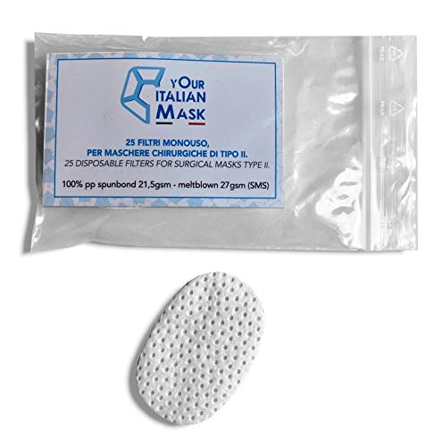 yOur Italian Mask mascherina in gomma siliconica VMQ con 50 filtri intercambiabili, made in Italy. Ecologica, 100% silicone alimentare sterilizzabile, si adatta ad ogni viso con lacci regolabili.