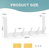 lmytdo Over Door Hook Heavy Duty Stainless Steel 12 Hooks 20kg Capacity view 5