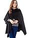 Veniroc Women Winter Cashmere Shawl Cardigans Sweater Coat Poncho Capes