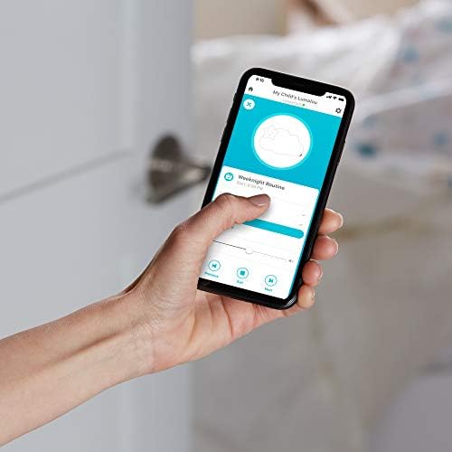 Lumalou Lámpara Rutinas de Sueño - Producto para Bebés - 3 en 1 - Interactivo - Smart Connect App - Regalo para Niños de 0-8 Años