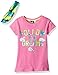 PUMA Little Girls' Tee with Headband, Sugar Plum, 6