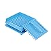 Capsule Holder Plate,Tuyounger Capsule Filler Machine Tray,Manual Powder Filling Machine for Size 0-100 Holes with Powder Block&Tamper（Blue） ...