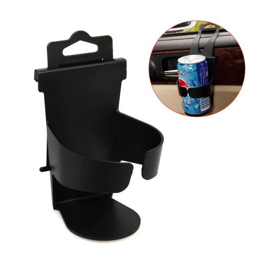Vehicle-Mounted Drink Cup Holder Multi-purpose Adjustable Hanger Black For Car Truck SUV - Thumbnail 5