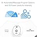 Easy@Home Wireless Rechargeable TENS Unit, FSA Eligible Muscle Stimulator and Pain Relief TENS Pulse Massager - FDA Cleared for OTC Cleared Pain Relief Therapy Device EHE016