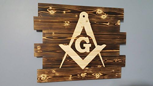 Masonic Logo - Freemasons Rustic Wall Art
